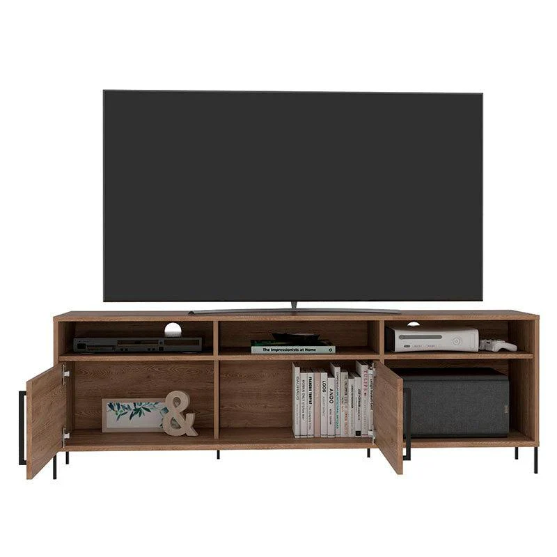 Mesa Para Tv Ame, Fresno Europeo, con Espacio Para Televisor de Hasta 65 Pulgadas - Image 2