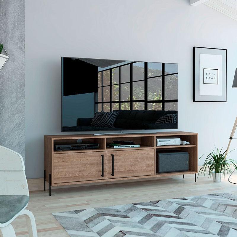 Mesa Para Tv Ame, Fresno Europeo, con Espacio Para Televisor de Hasta 65 Pulgadas - Image 3