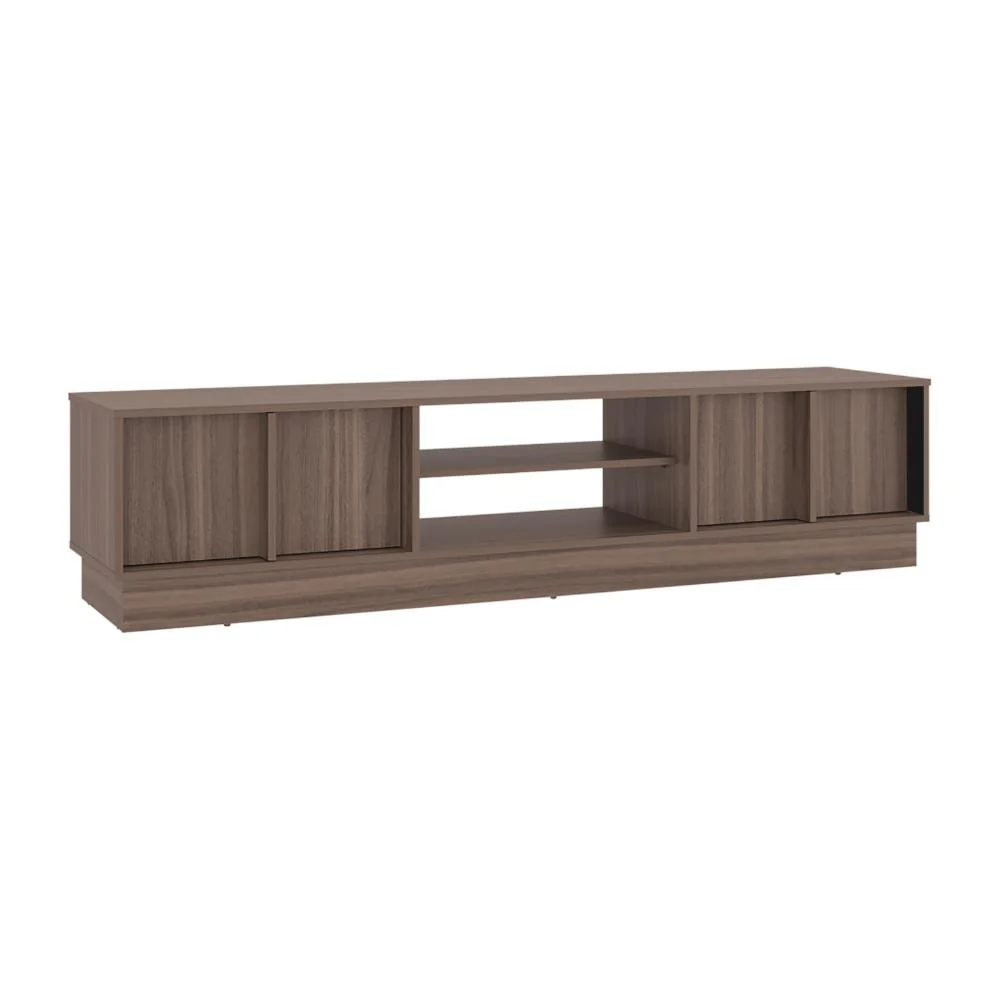 Mesa Para Tv Caobe, Avellana y Wengue, Para Televisor de Hasta 75 Pulgadas con cuatro puertas - Image 6
