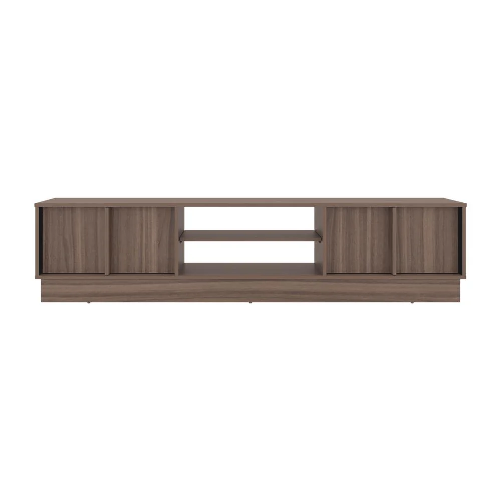Mesa Para Tv Caobe, Avellana y Wengue, Para Televisor de Hasta 75 Pulgadas con cuatro puertas - Image 7