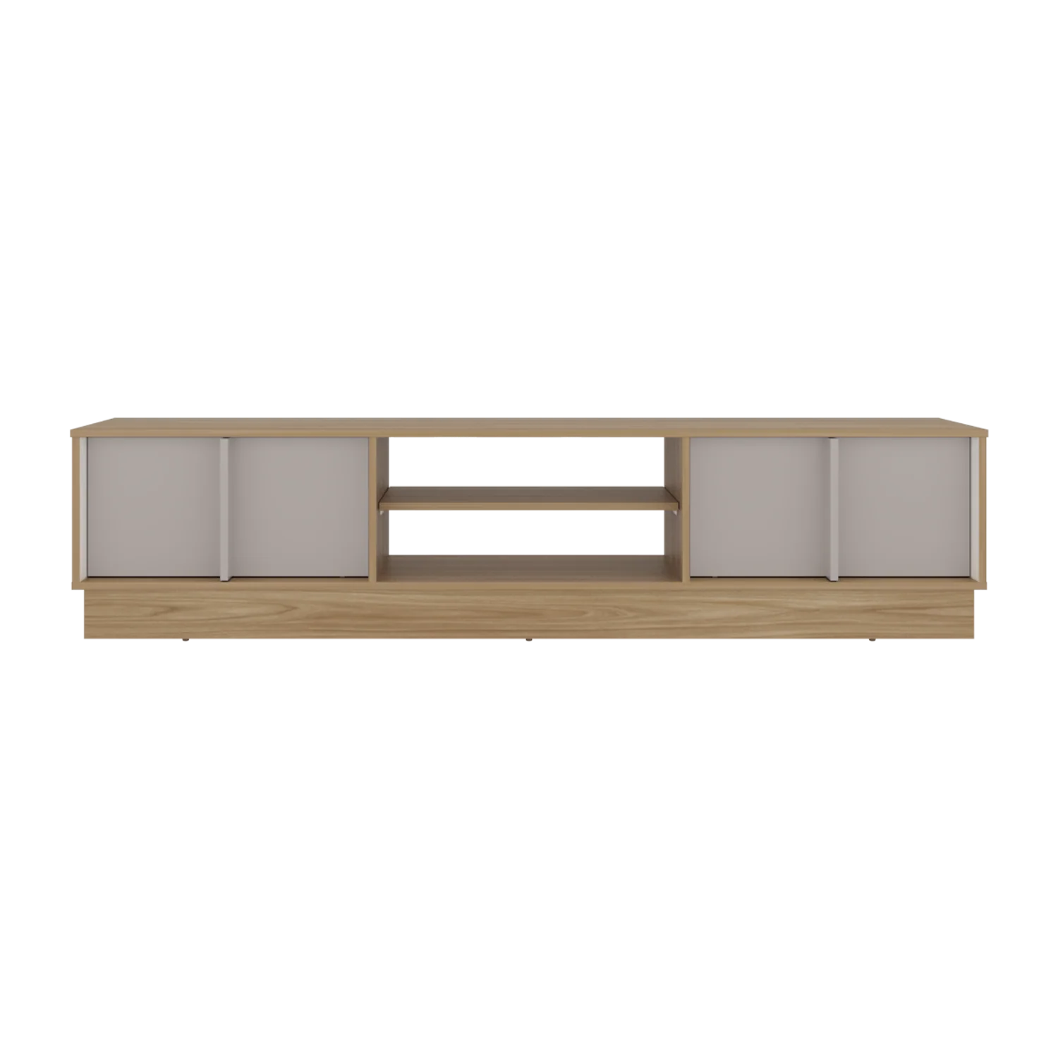 Mesa Para Tv Caobe, Fresno Europeo y Capri, Para Televisor de Hasta 75 Pulgadas con cuatro puertas - Image 7