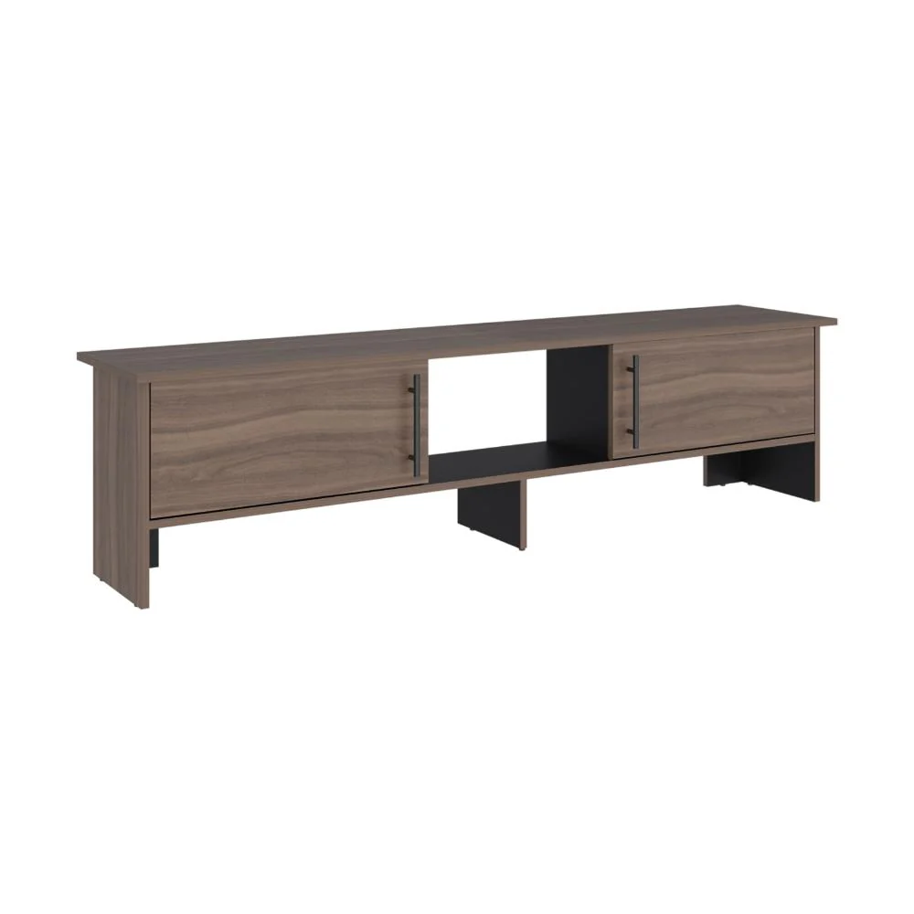 Mesa Para Tv Dago, Avellana y Wengue, Para Televisor de Hasta 65 Pulgadas con dos puertas - Image 6