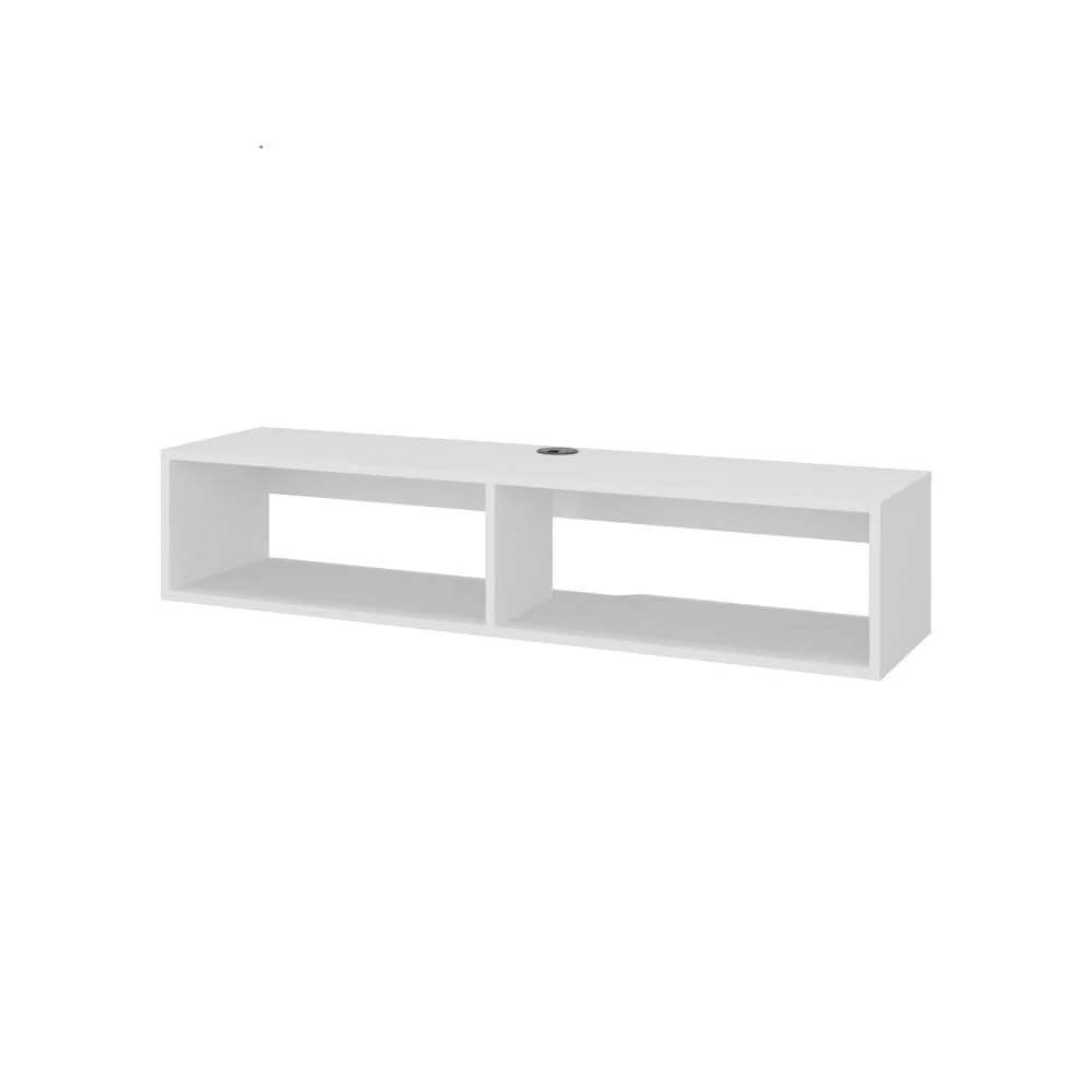 Mesa Para Tv Flotante Rocky, Kronos Blanco, Apto pata TV de hasta 55" ZF - Image 4