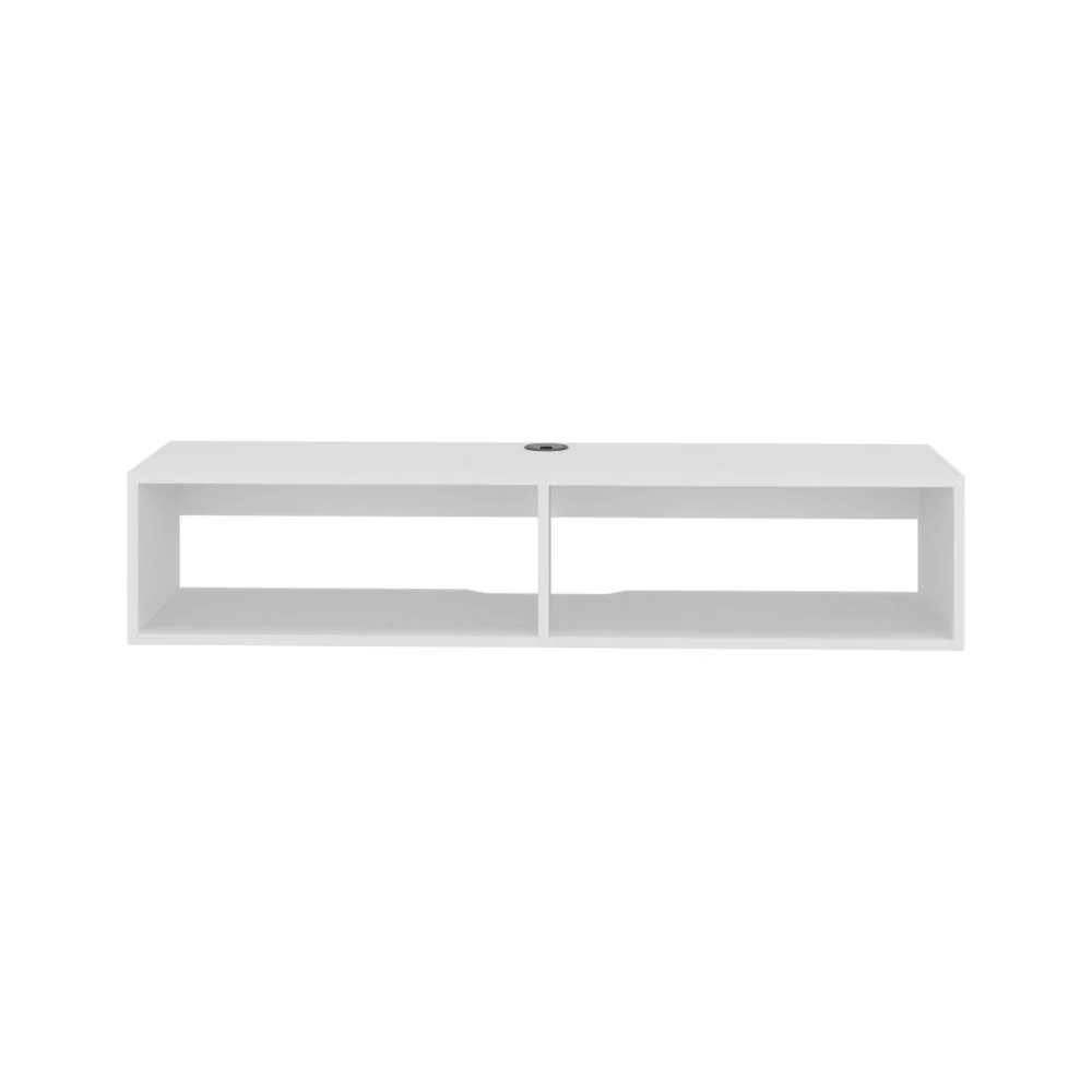 Mesa Para Tv Flotante Rocky, Kronos Blanco, Apto pata TV de hasta 55" ZF - Image 5