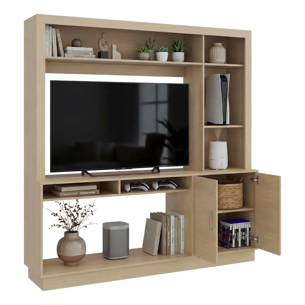 Mesa Para Tv Romeo, Cartagena, con Espacio Para Televisor de Hasta 55 Pulgadas