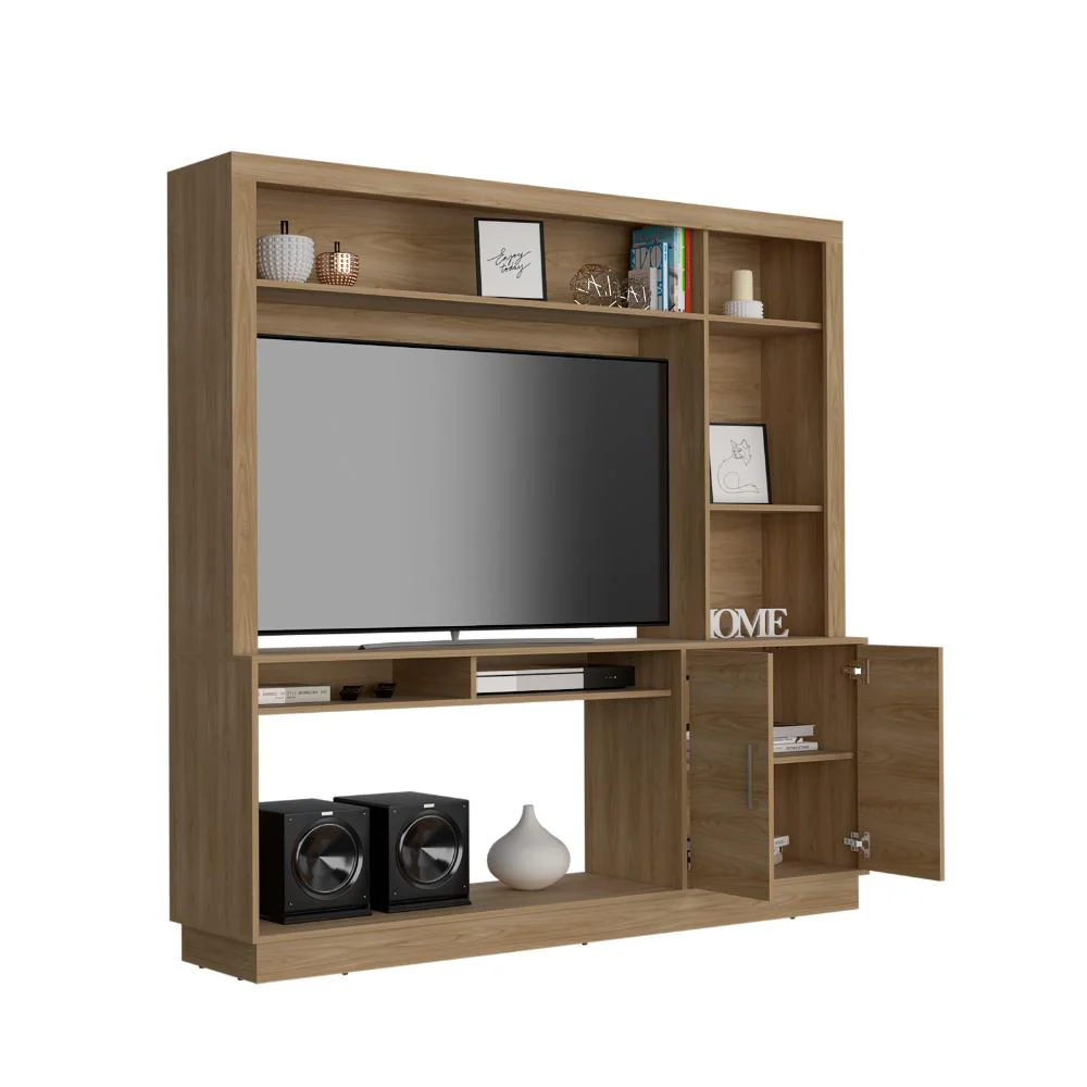 Mesa para Tv Romeo, Fresno Europeo, con Espacio Para Televisor para 55 Pulgadas