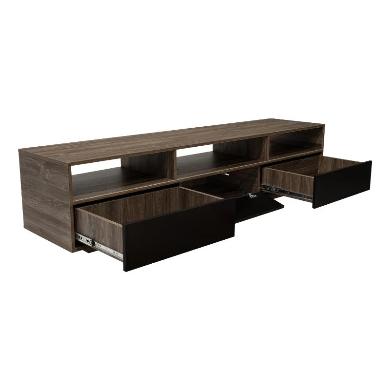 Mesa Para Tv Tonny, Avellana y Wengue, Para Televisor de 90 Pulgadas - Image 4