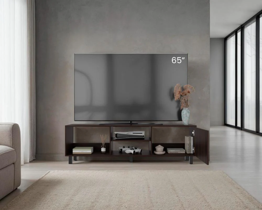 Mesa Para Tv Tunez, Nogal, Para Televisor Hasta 70 Pulgadas - Image 4