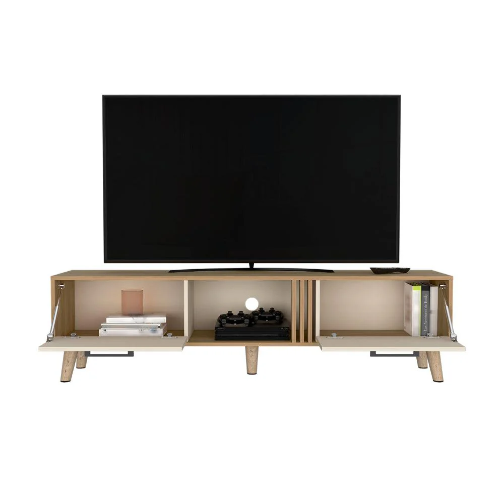 Mesa para TV Vanez, Capri y Fresno Europeo, con dos puertas abatibles 70" - Image 3