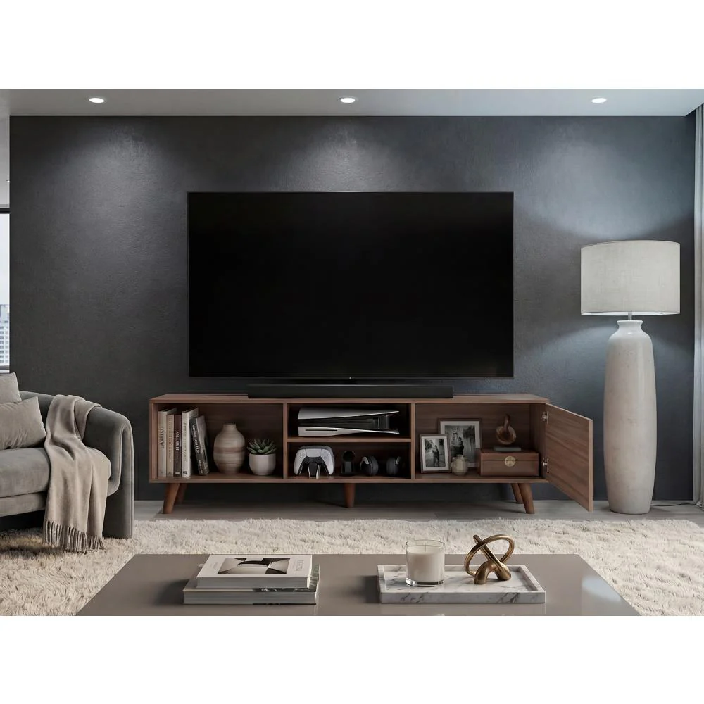 Mesa Para Tv Viena, Avellana, Para Televisor de 70 Pulgadas - Image 4