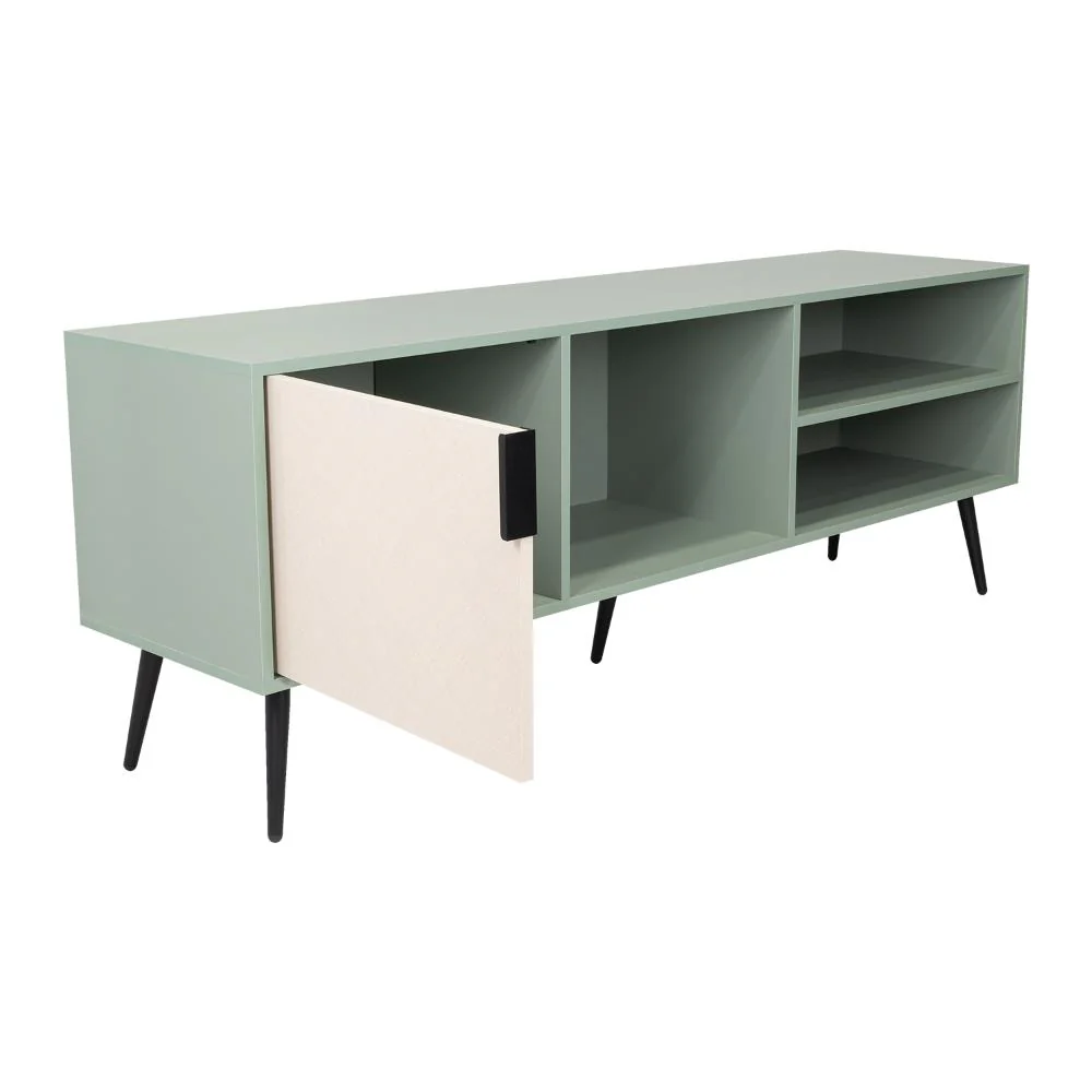 Mesa para TV Vulanno, Agave y Toquilla, Con Una Puerta Abatible 70" - Image 10