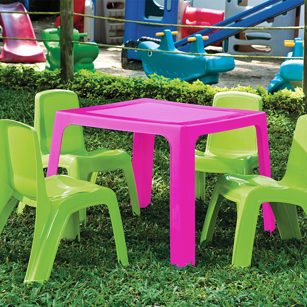 Mesa pequeñin rosado fuerte marca Rimax