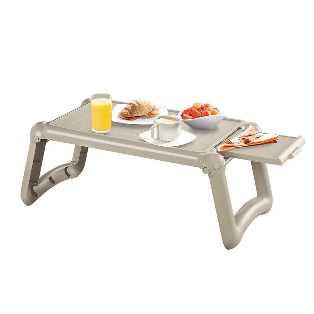 Mesa personal portátil taupe marca Rimax