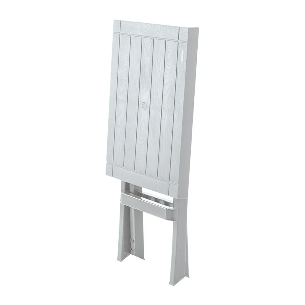 Mesa plegable rectangular barú gris hielo marca Rimax - Image 4
