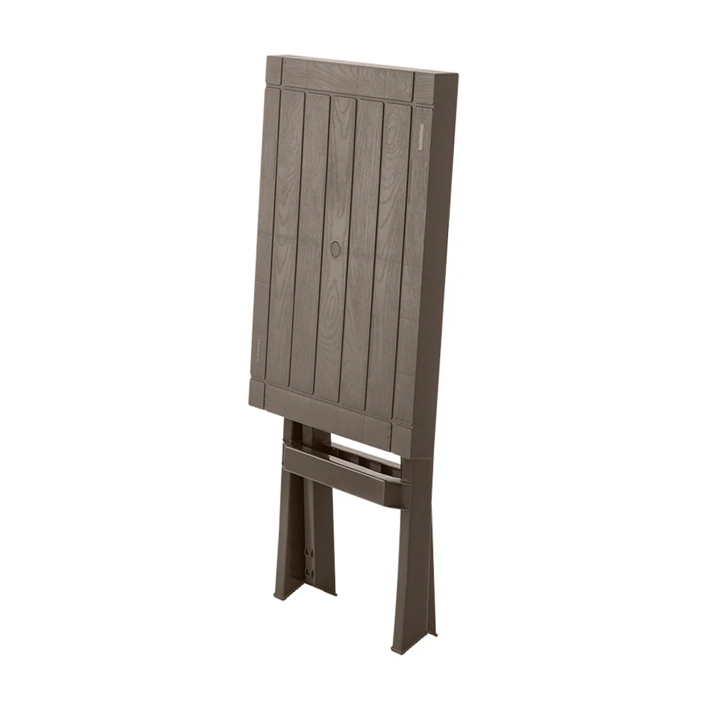Mesa plegable rectangular barú mocca marca Rimax - Image 2