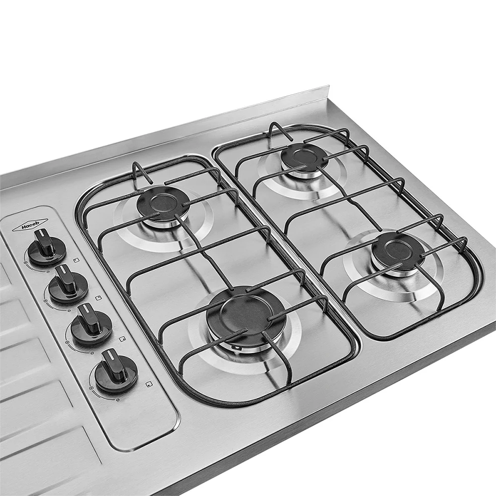 Mesón de cocina inoxidable 1.50 metros pozuelo izquierdo a gas natural sin encendido eléctrico SP marca Haceb - Image 3