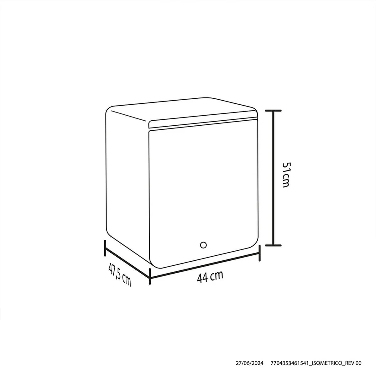 Minibar 46 litros Inoxidable marca Haceb - Image 8