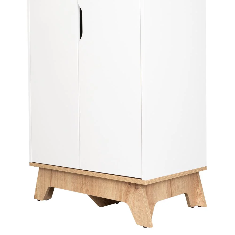 Modúlo Microondas Alto Austurial, Blanco y Café Claro, con cuatro puertas - Image 14