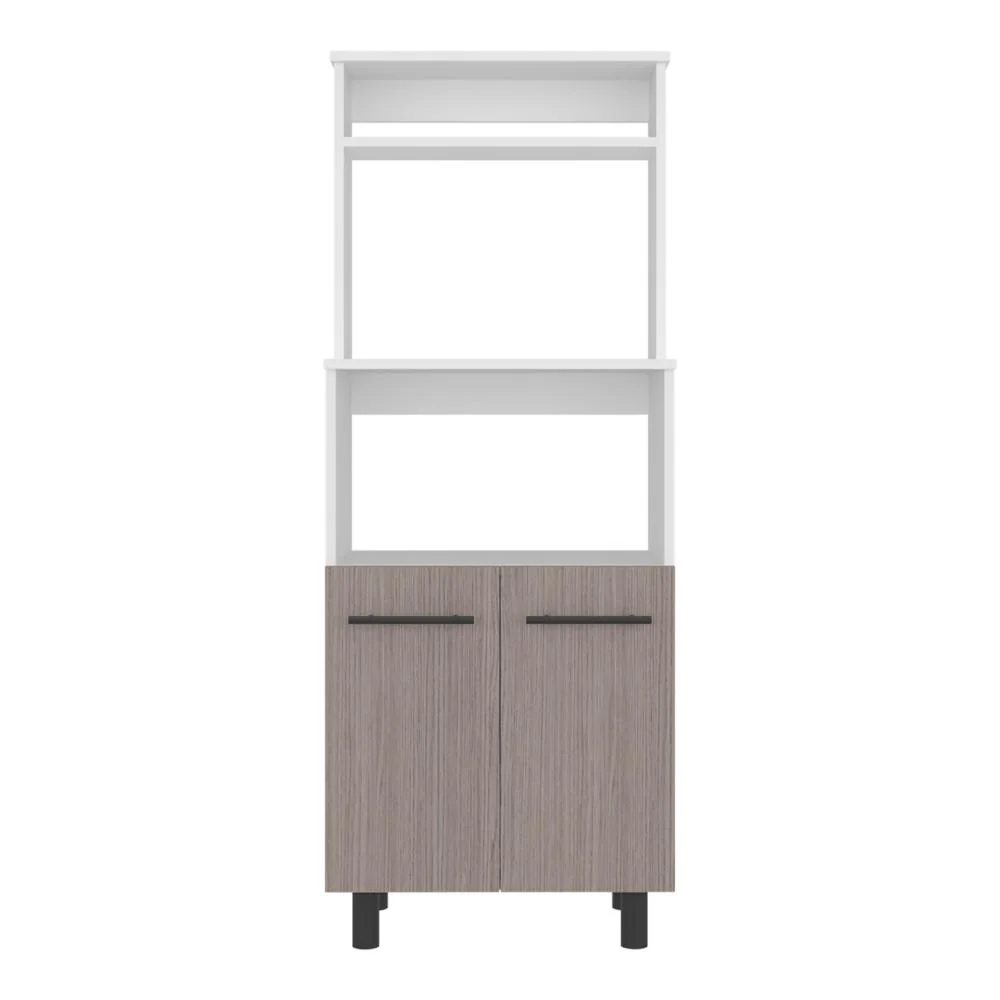 Modulo Microondas Brisan, Blanco Duqueza y Positano, con gran capacidad de almacenamiento - Image 7