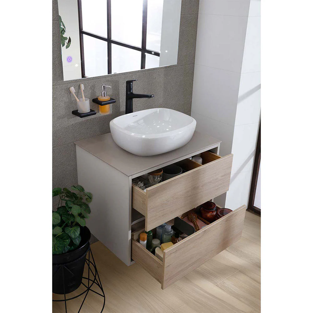 Mueble Corona Cascade Plus 70 Cm Con Lavamanos Vessel - Image 3