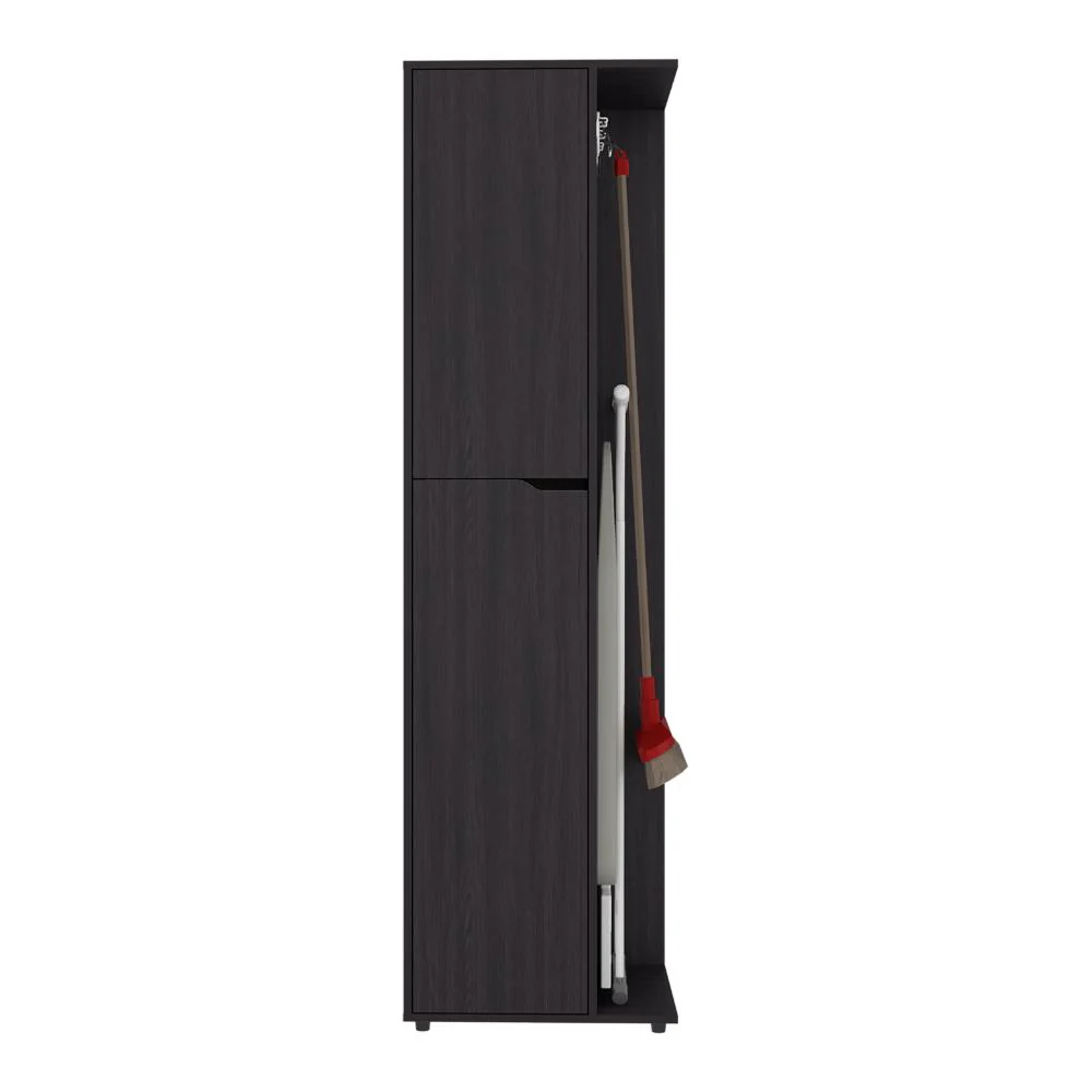 Mueble de Aseo Cruella, Wengue, Incluye colgador para escobas ZF - Image 2