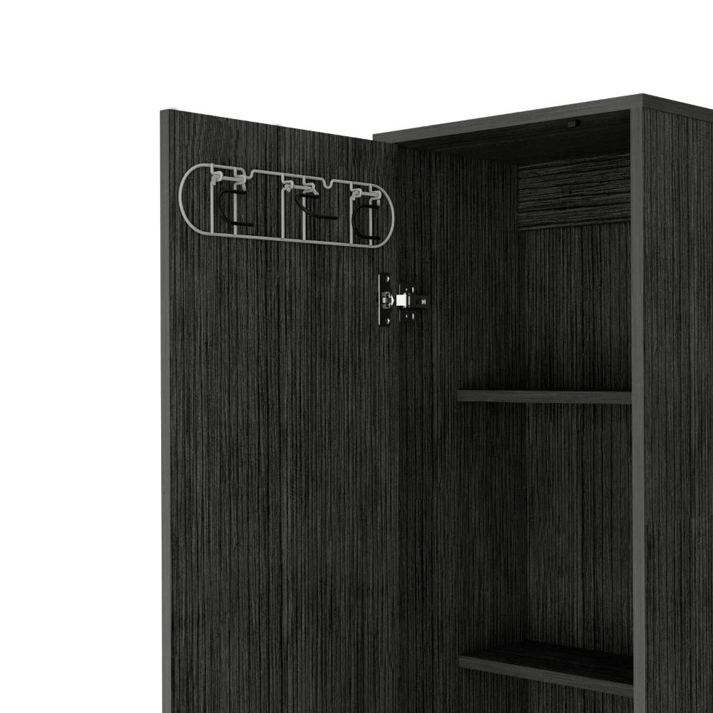 Mueble de Aseo Jalisco, Gris, Gran Espacio Para Almacenar articulos de Aseo, con Colgadero de Escobas ZF - Image 4