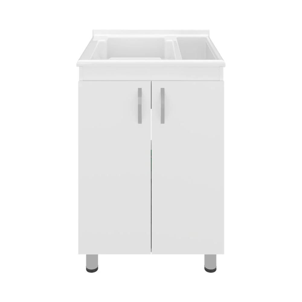 Mueble De Lavado Independiente Fowel, Kronos Blanco, Incluye lavadero no grifería ZF - Image 3