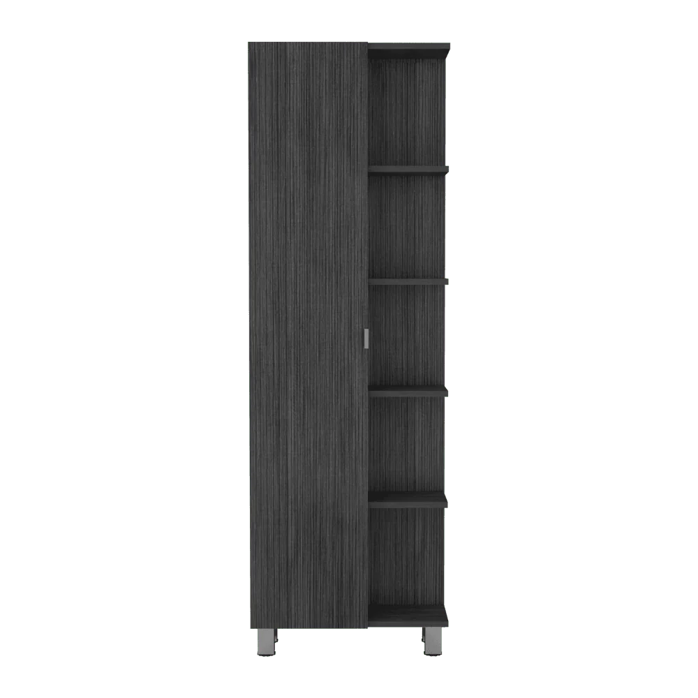 Mueble Esquinero Zendaya, Gris, Con Variedad de Entrepaños ZF - Image 6