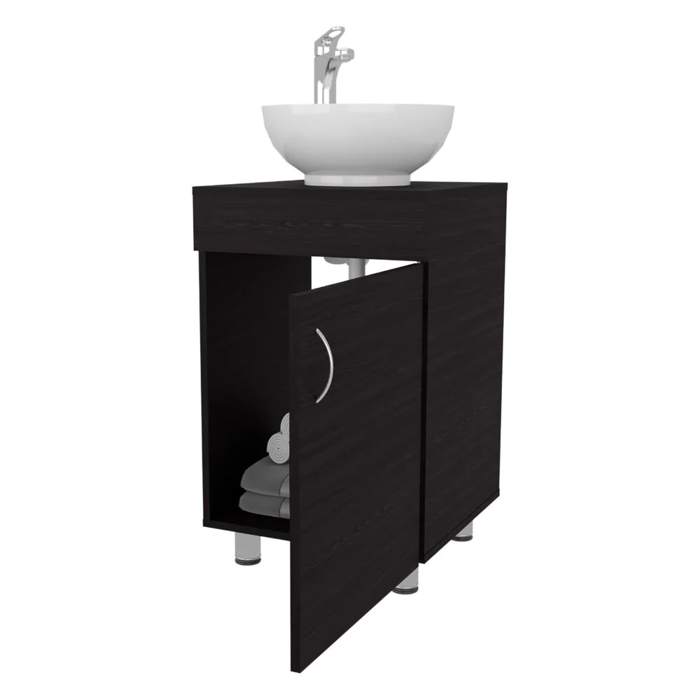 Mueble Lavamanos Tacna, Wengue, Incluye Lavamanos Vassel Sabina ZF - Image 2