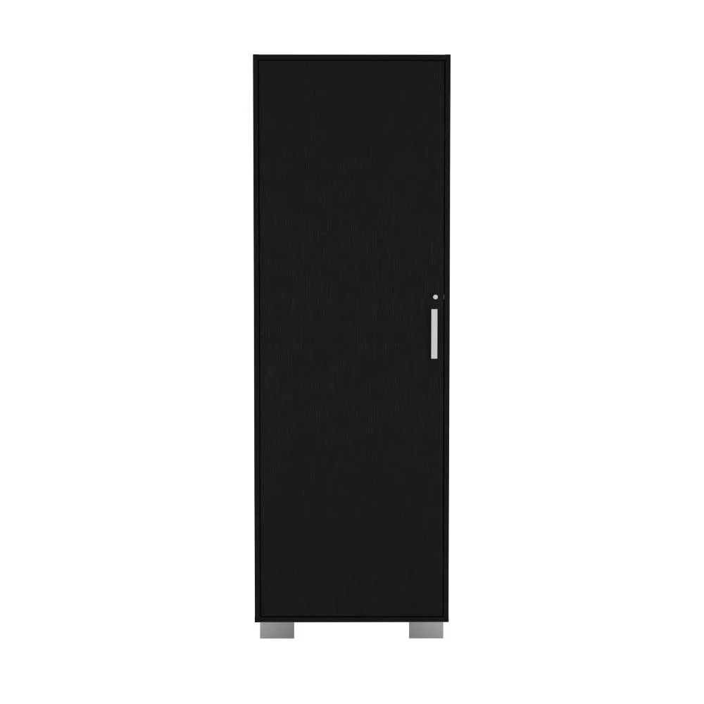 Mueble multiusos Kavri, Wengue, multiples entrepaños moviles y superficies para ubicar objetos - Image 7