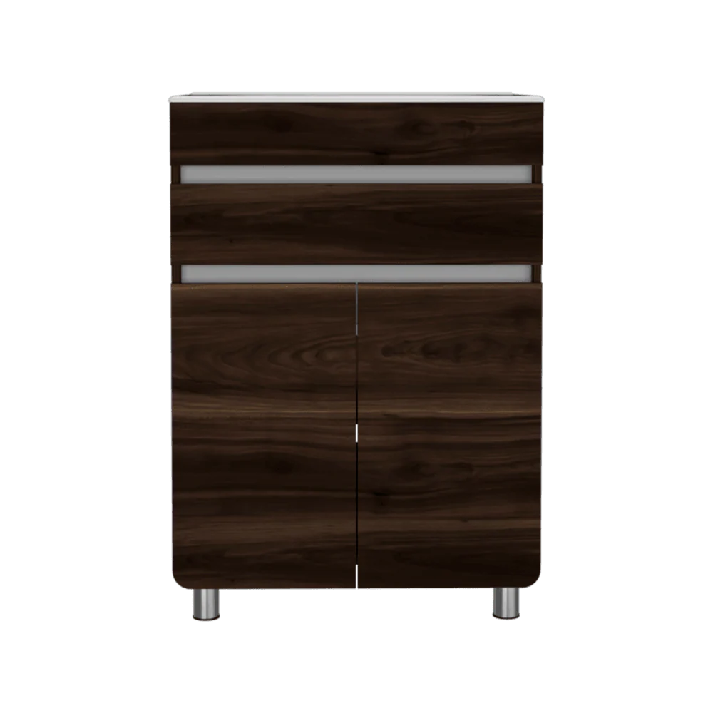 Mueble para Lavamanos Aluvy Talla L, Caoba y Gris, con Gran Capacidad de Almacenamiento 60 - Image 7