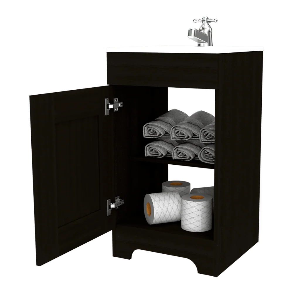 Mueble para Lavamanos Apolis, Wengue, con Una Puerta Batiente - Image 3