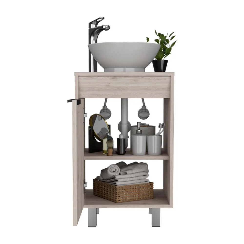Mueble Para Lavamanos Burco, Bardolino, Con espacio para ubicar objetos de aseo incluye lavamanos ZF - Image 4