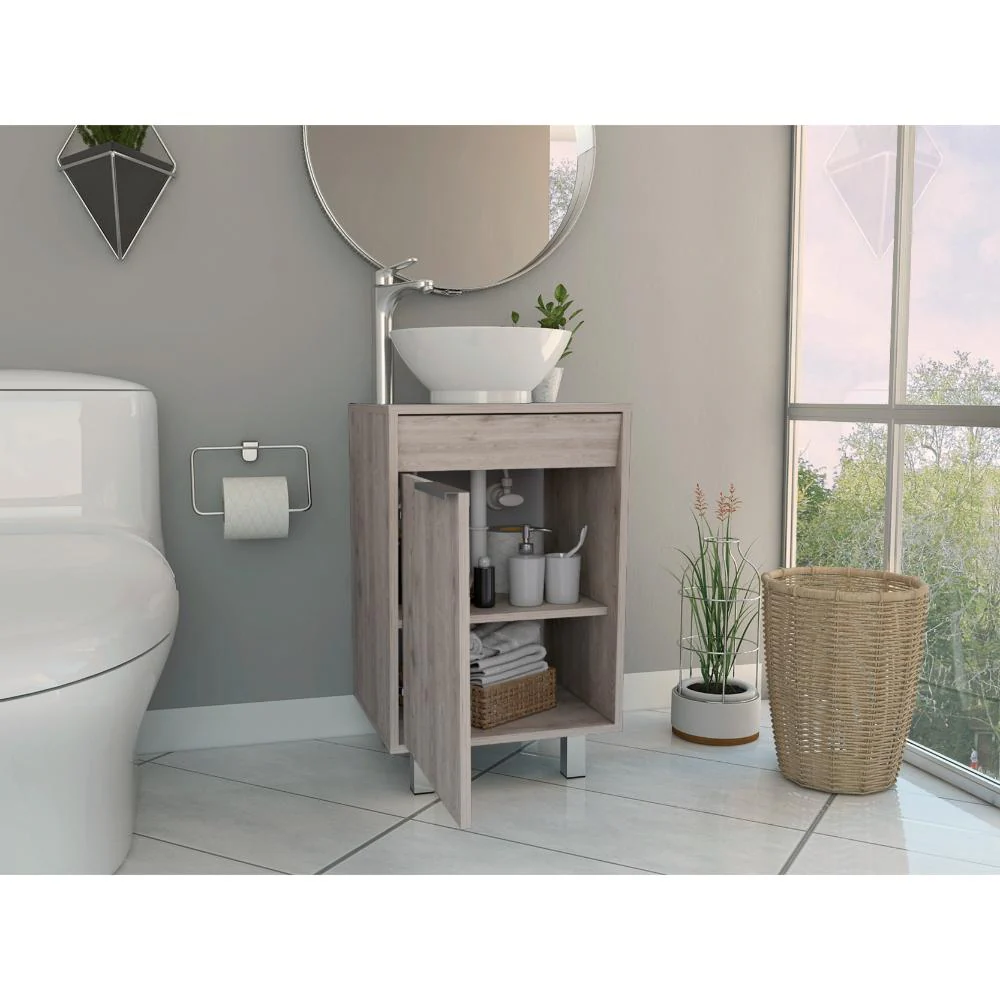 Mueble Para Lavamanos Burco, Bardolino, Con espacio para ubicar objetos de aseo incluye lavamanos ZF - Image 6
