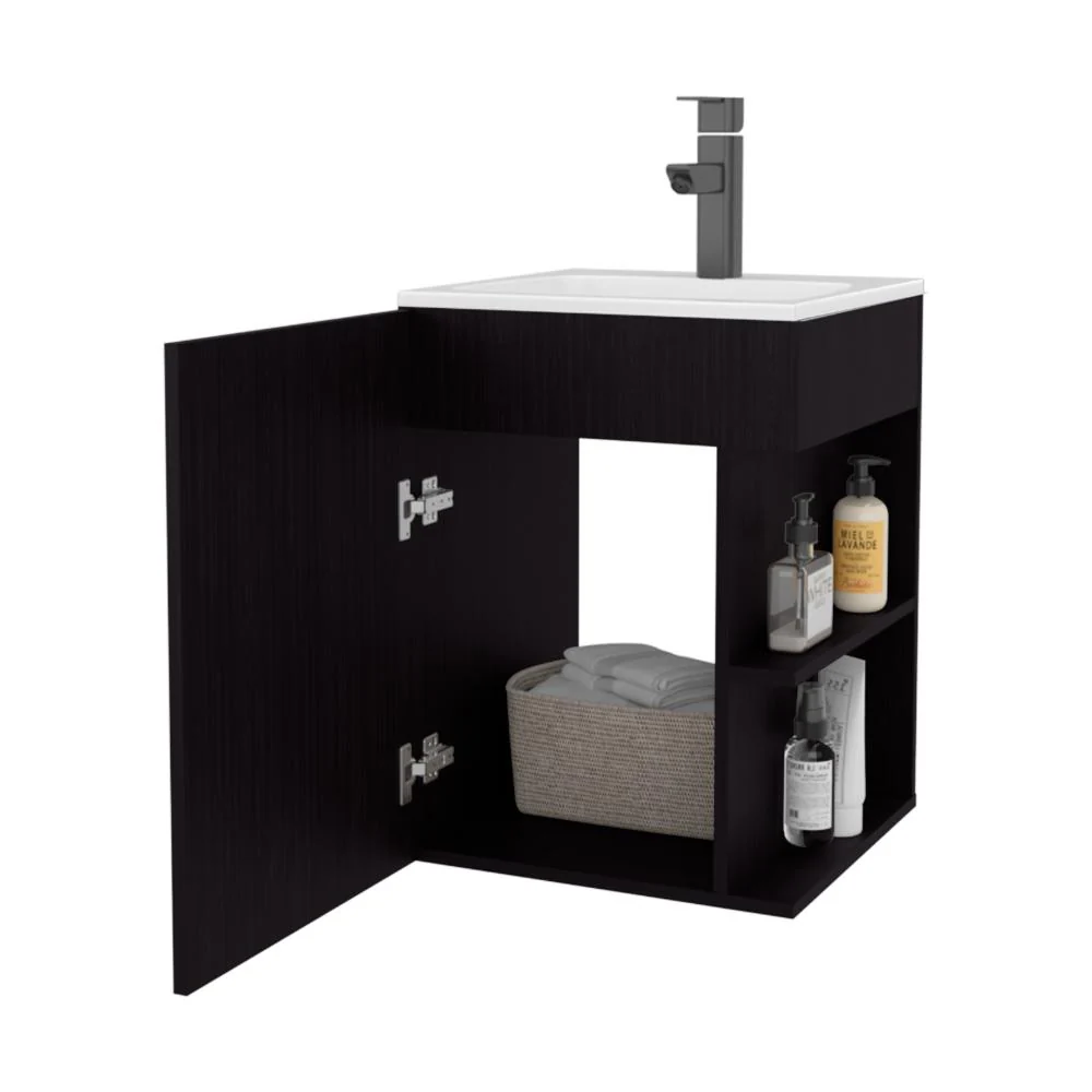 Mueble Para Lavamanos Colton, Wengue, incluye Lavamanos Praia 45 ZF