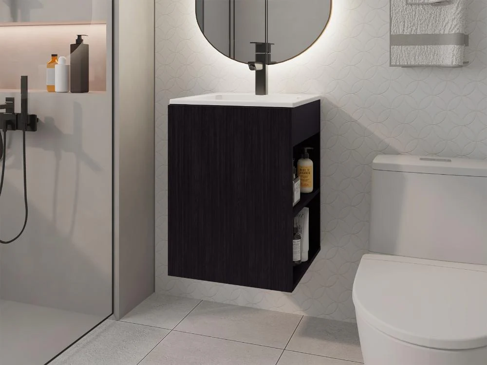 Mueble Para Lavamanos Colton, Wengue, incluye Lavamanos Praia 45 ZF - Image 3