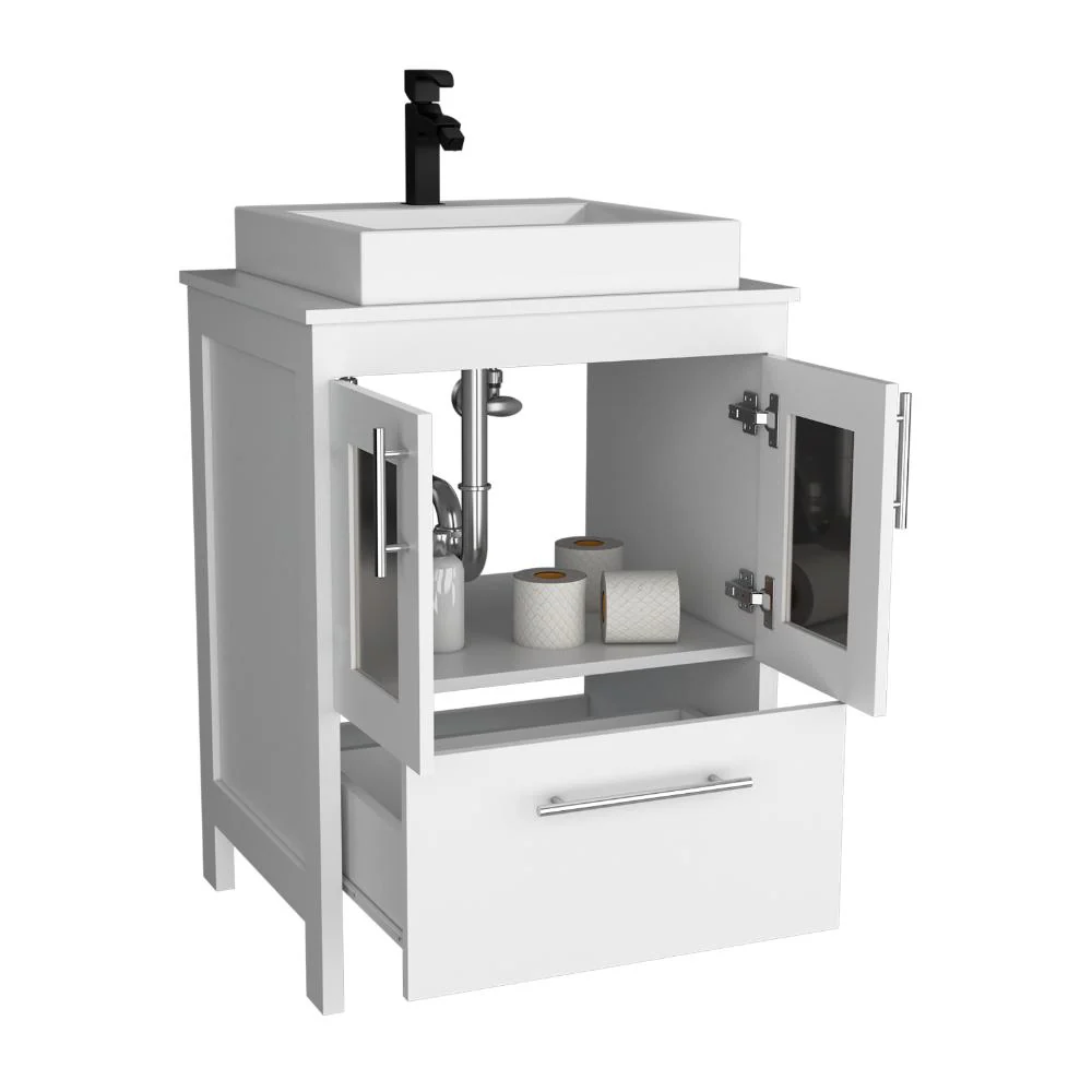 Mueble para Lavamanos Hilda, Fresno, con dos puertas no incluye lavamanos - Image 2