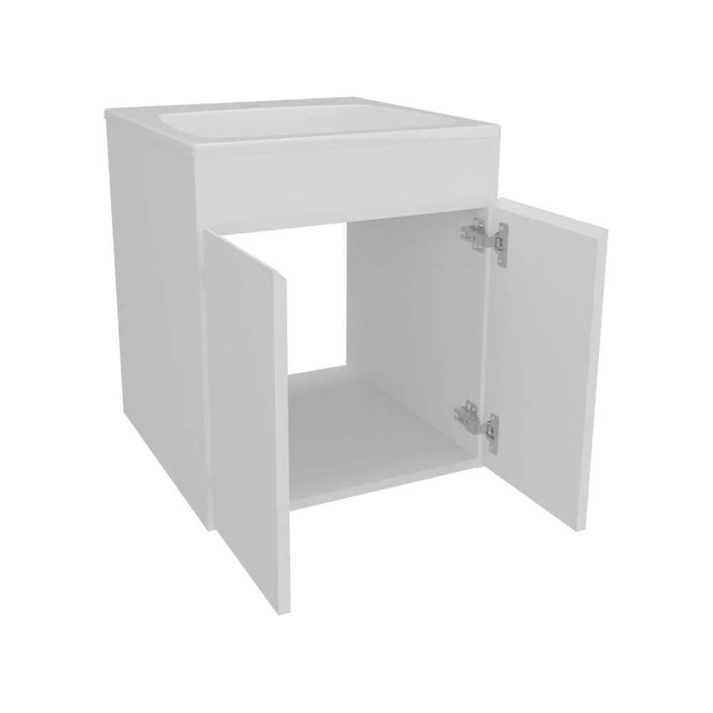 Mueble Para Lavamanos Meka, Blanco Duqueza, Incluye Lavamanos Praia 45 ZF - Image 6