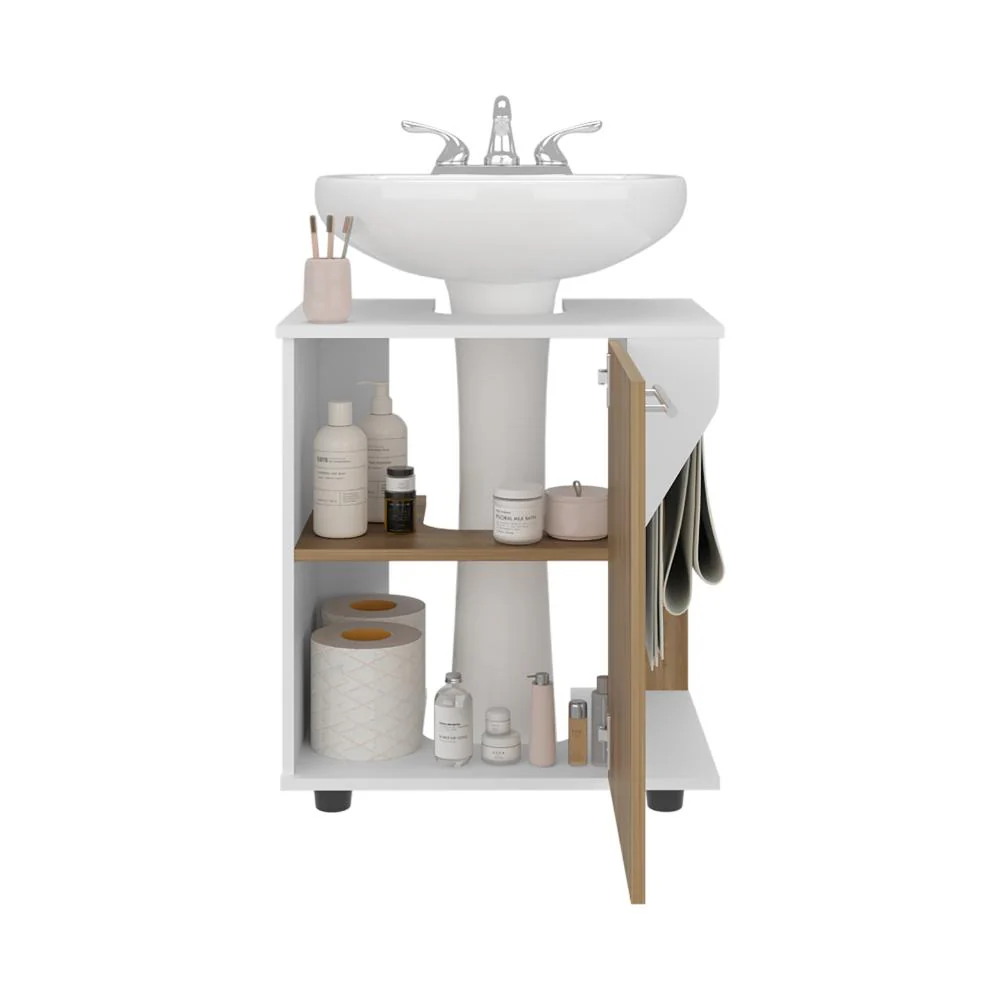 Mueble Para Lavamanos Pili, Blanco Duqueza y Fresno Europeo, No incluye Lavamanos - Image 3