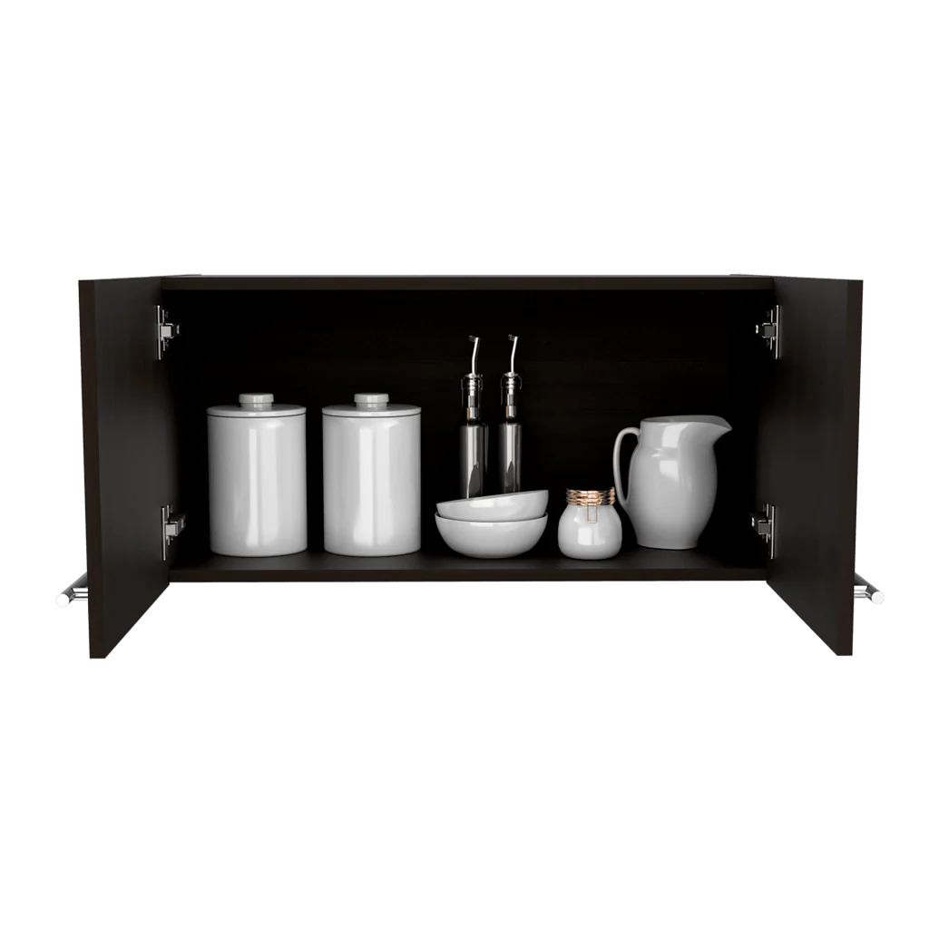 Mueble Sobre Campana Delfi, Wengue, con Dos Puertas - Image 2