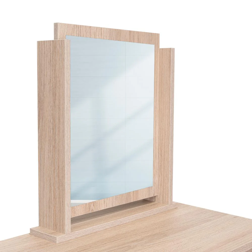 Mueble Tocador Wesley, Cartagena y Blanco, Espacio Para Ubicar Maquillaje - Image 12