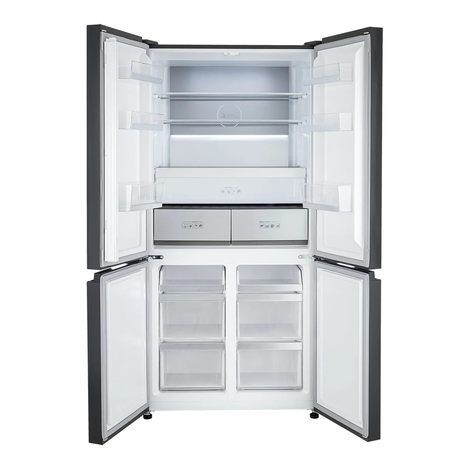 Nevera no frost negra 586 litros con panel digital marca Haceb - Image 2