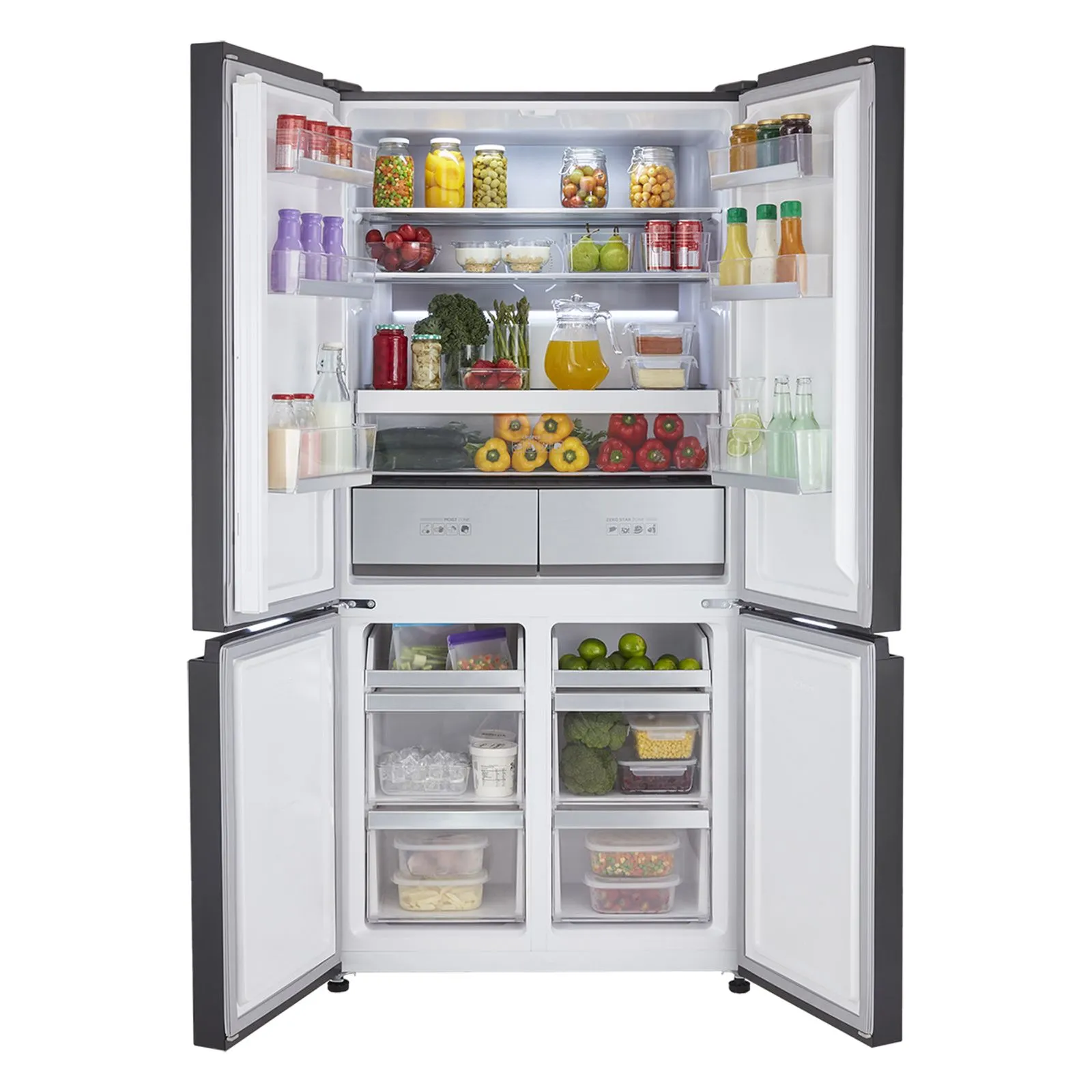 Nevera no frost negra 586 litros con panel digital marca Haceb - Image 3