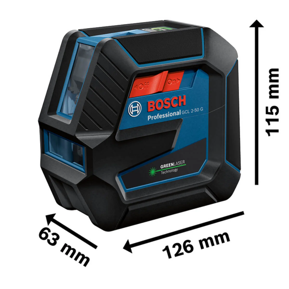Nivel láser verde GCL 2-50 G marca Bosch - Image 6