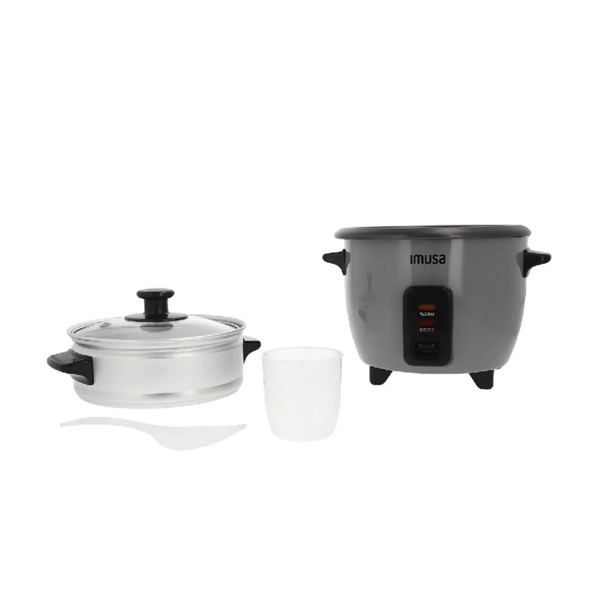 Olla arrocera gris 5 tazas marca imusa - Image 2