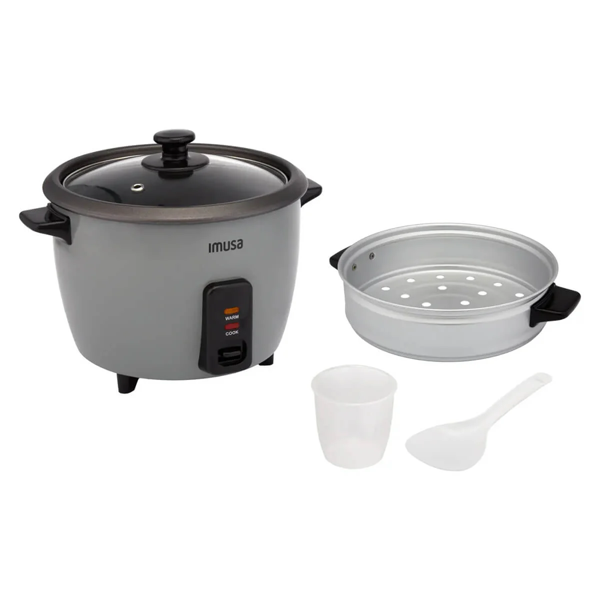 Olla arrocera gris 8 tazas marca imusa - Image 3