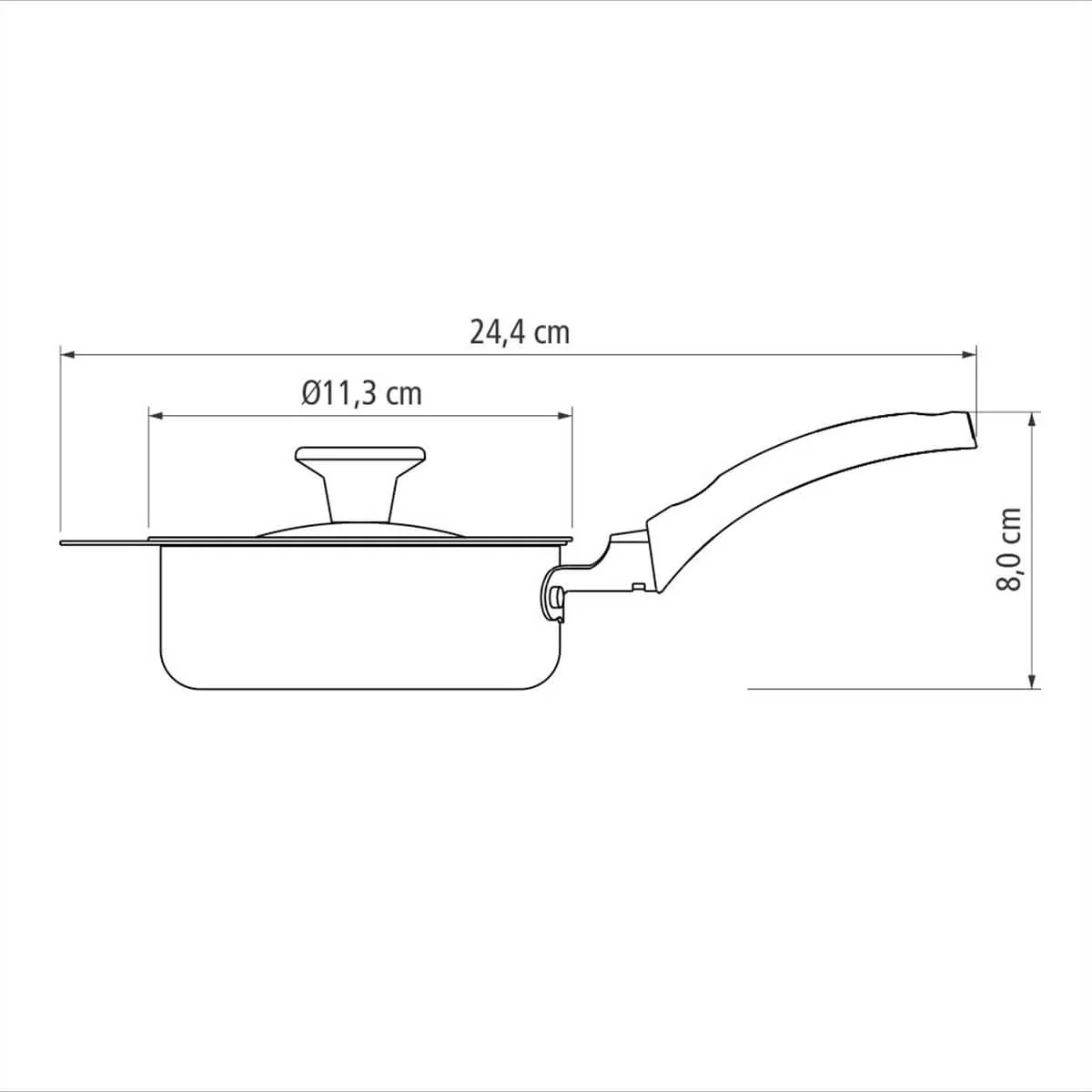 Sartén para huevo poche color plomo 14 cm Tramontina - Image 6