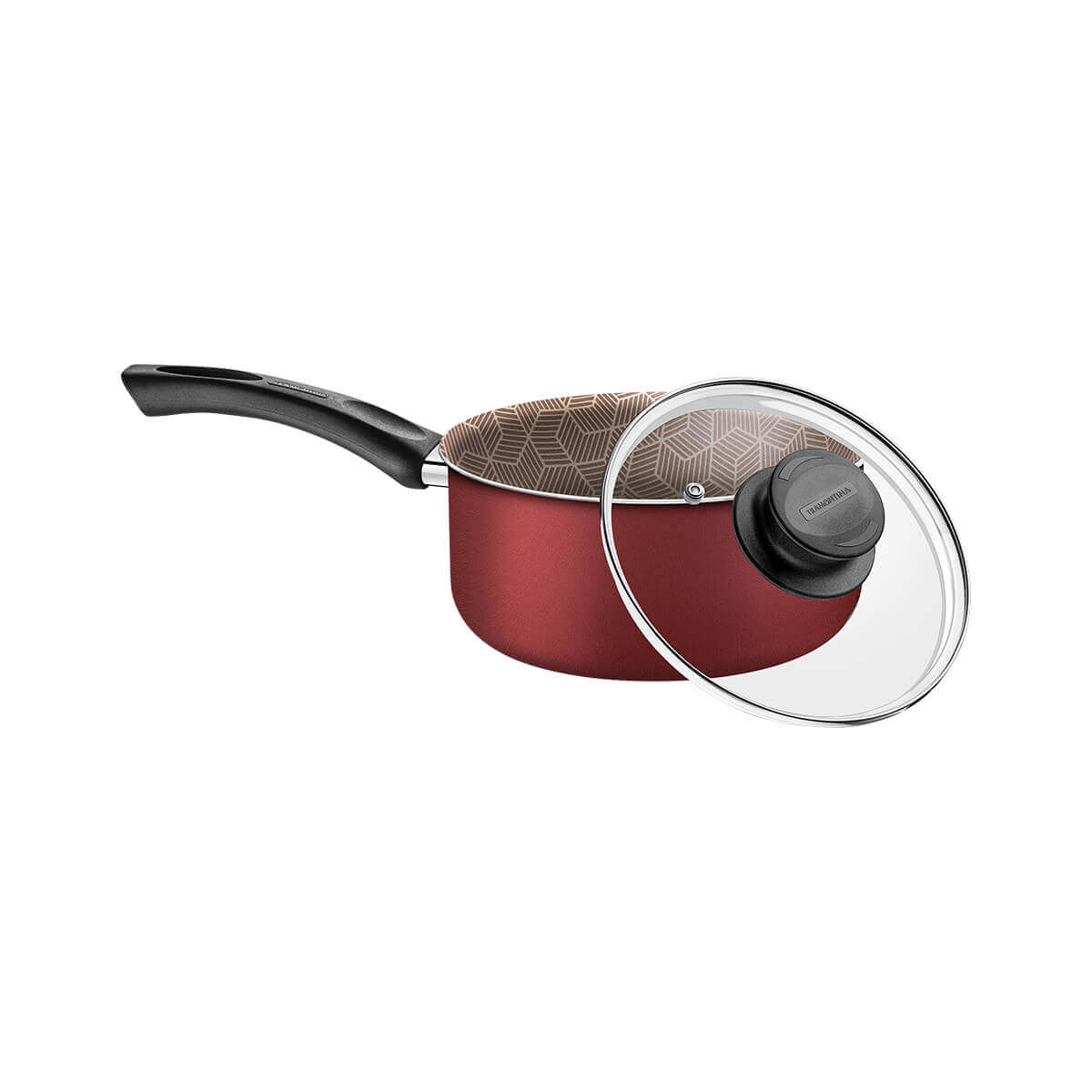 Perol con tapa de vidrio antiadherente de 16 cm Tramontina - Image 2