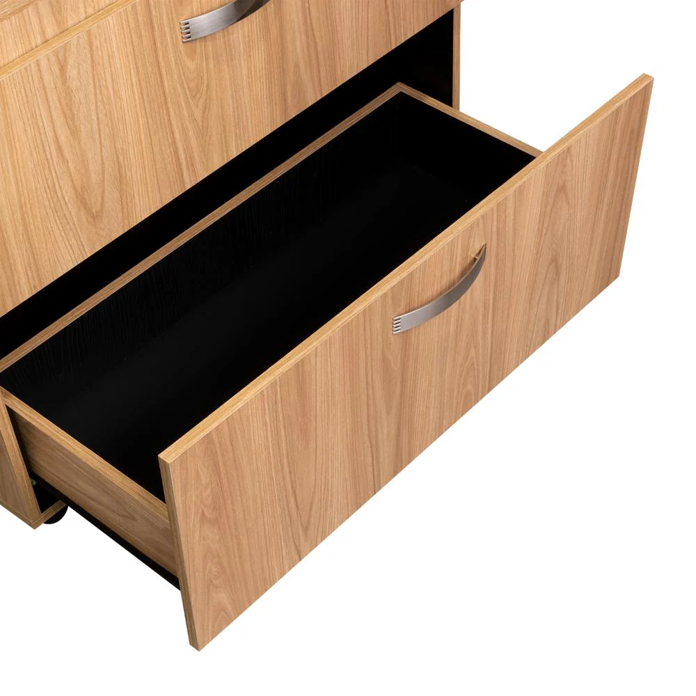 Organizador Barin, Fresno Europeo y Wengue, con compatimentos para objetos decorativos - Image 11