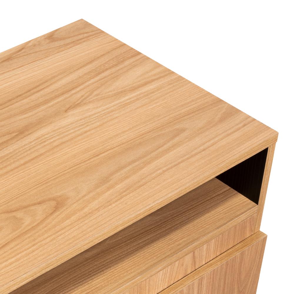 Organizador Barin, Fresno Europeo y Wengue, con compatimentos para objetos decorativos - Image 12